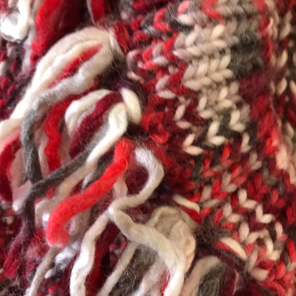 Ladies Sweater Jacket/Ruby Red - image 4